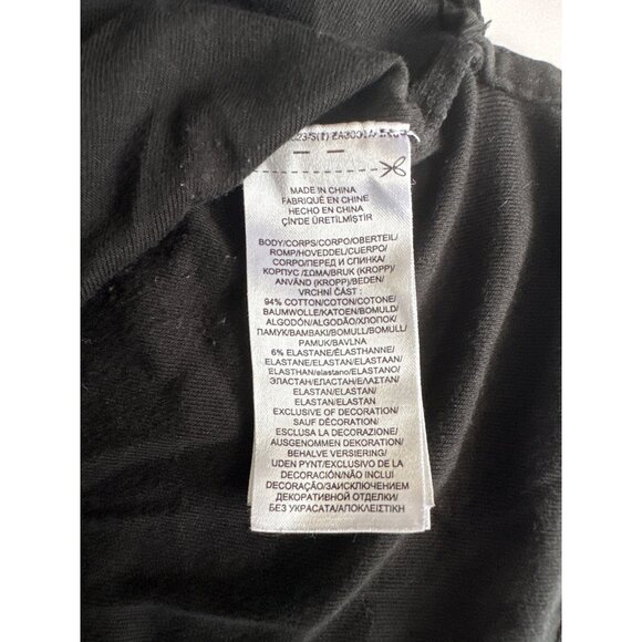 Ralph Lauren Black Long Sleeve V Neck Henley Top L - Picture 8 of 8